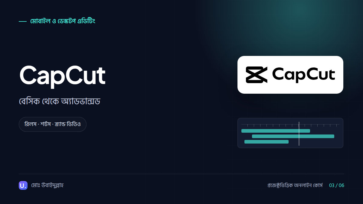CapCut: Basic to Advanced Video Editing