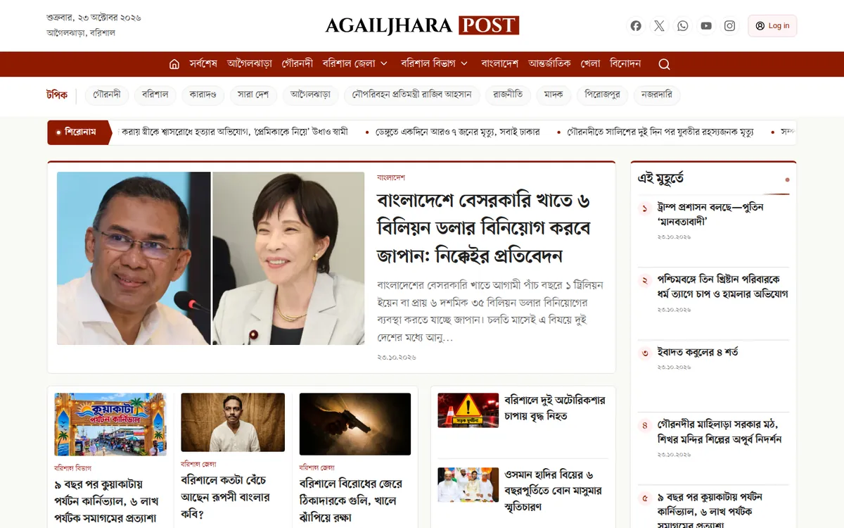 Agailjhara Post